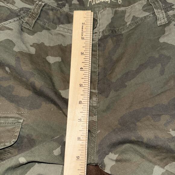 Airwalk Women’s Camo Pants Sz 14 Cargo Cinch Ankle 34x31 midrise EUC - Picture 6 of 9